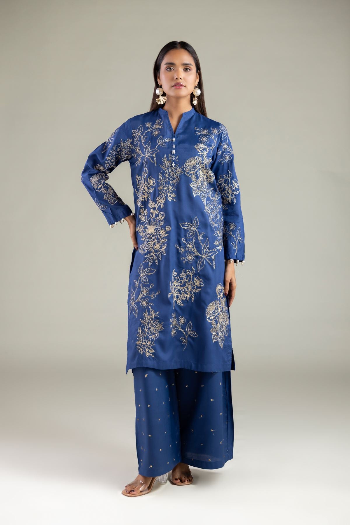 Floral Longline Kurta