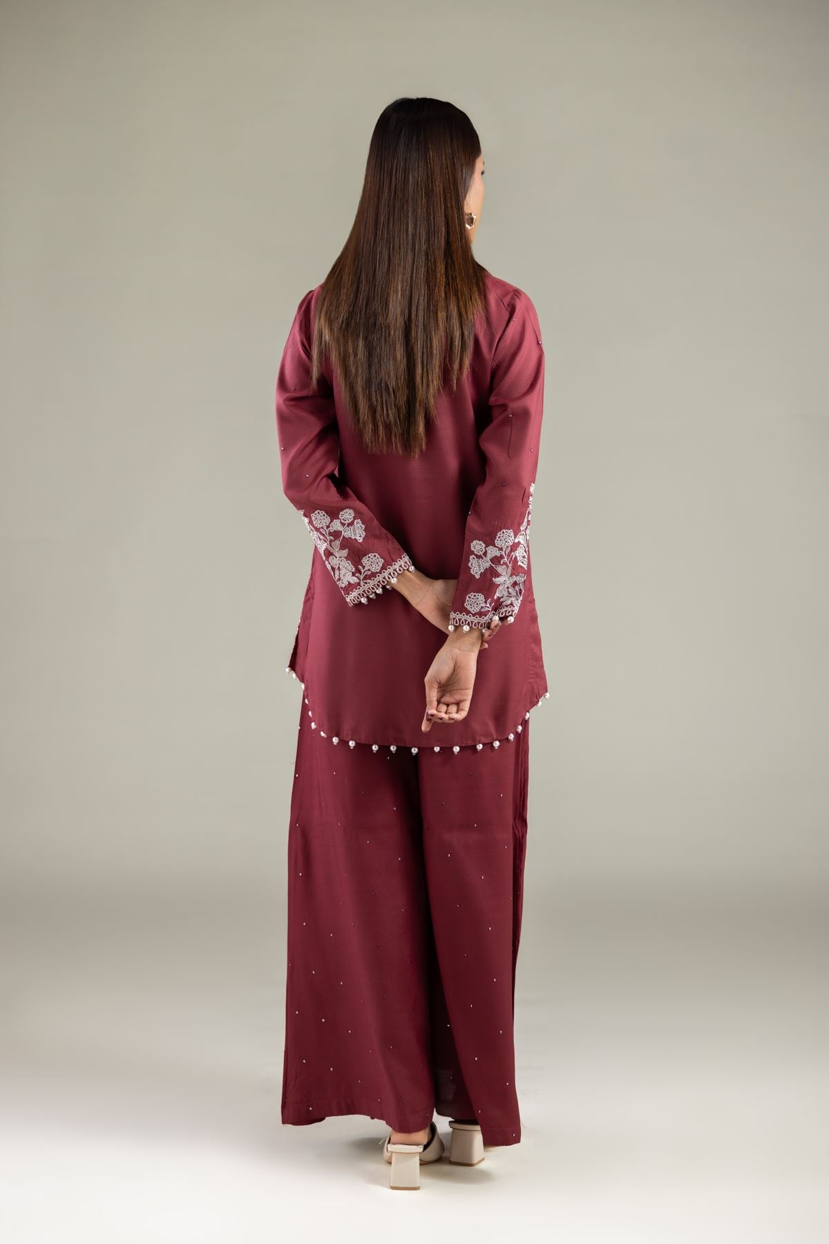 Floral Pearl Kurta