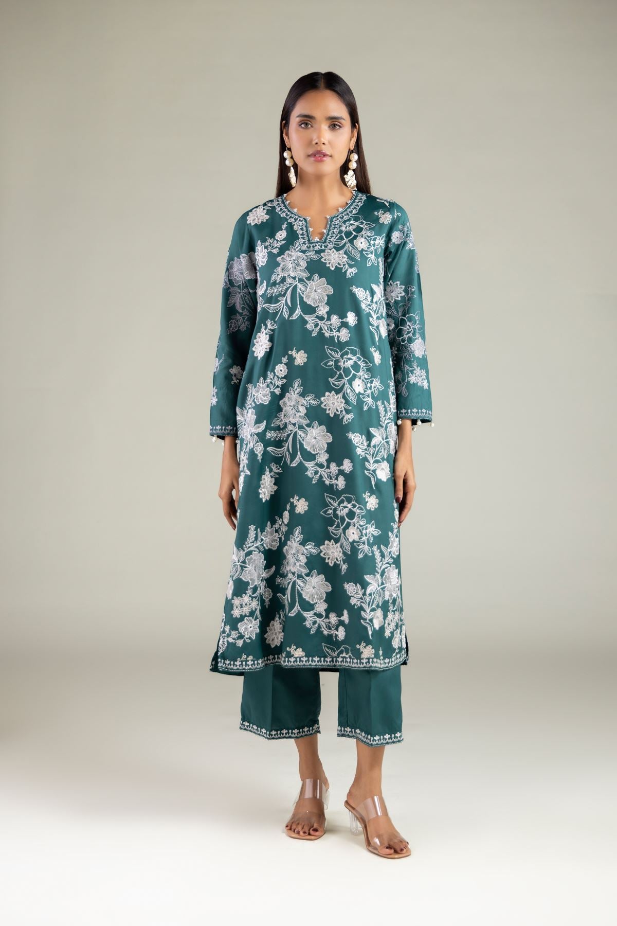 Pearl Floral Kurta