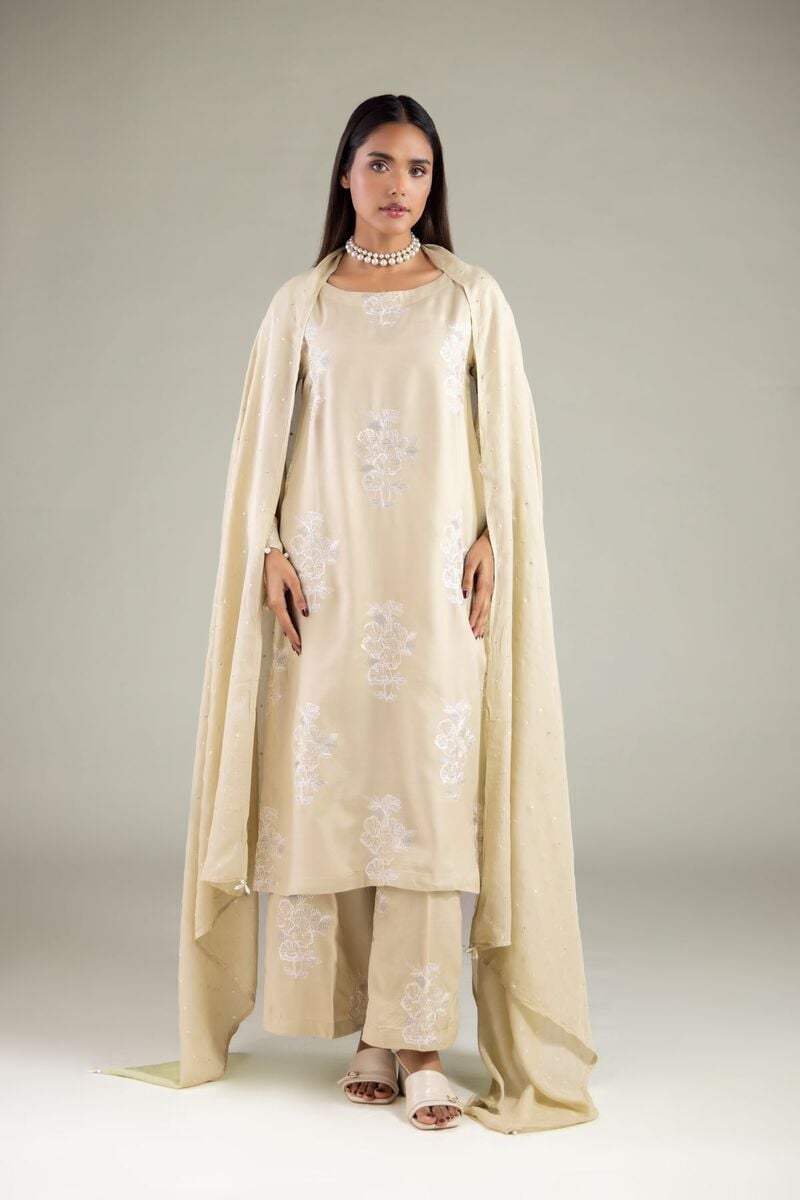 Floral Round-Neck Kurta