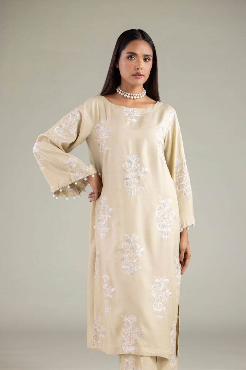 Floral Round-Neck Kurta