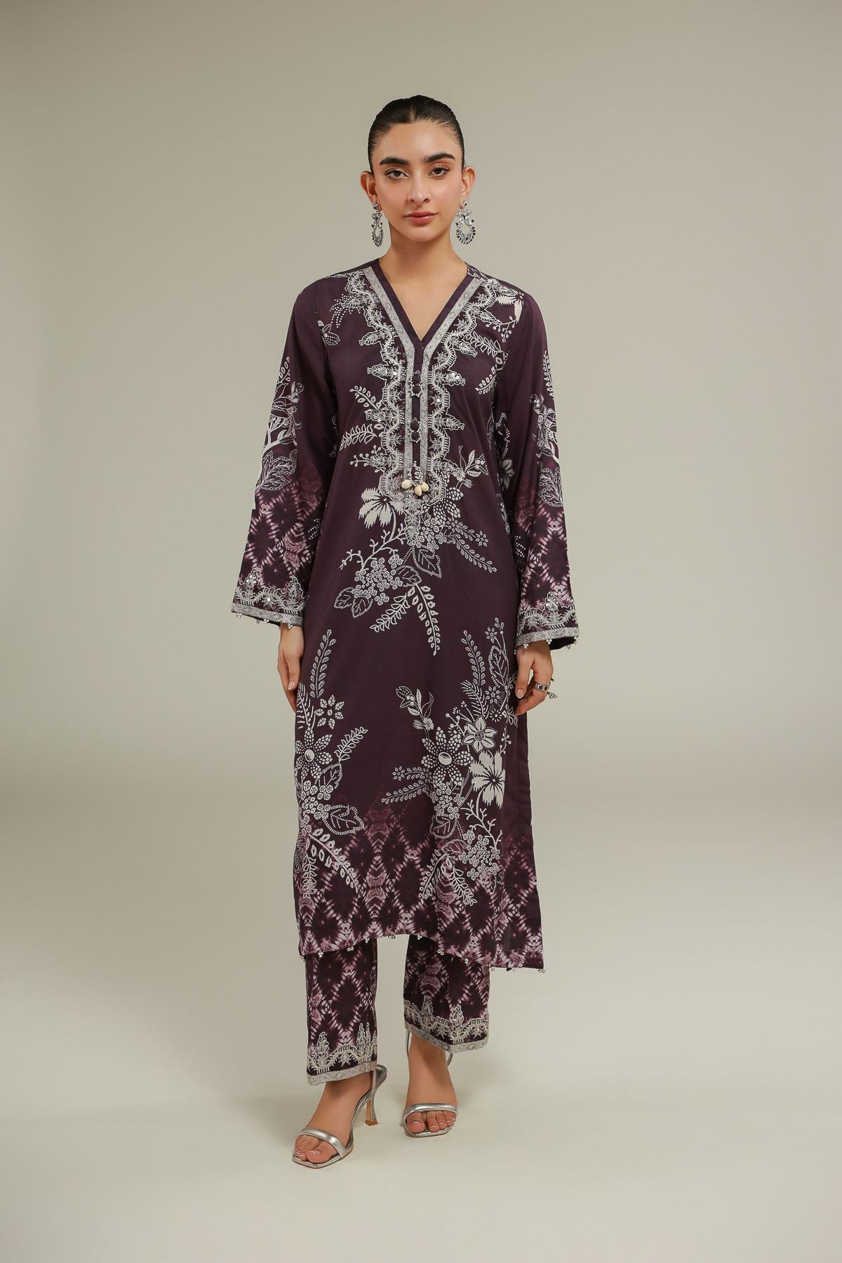 Floral Longline Kurta