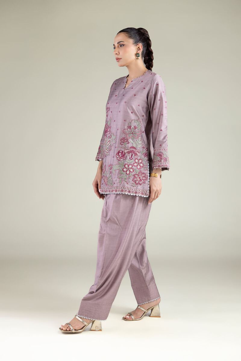 Floral Threadwork Kurta