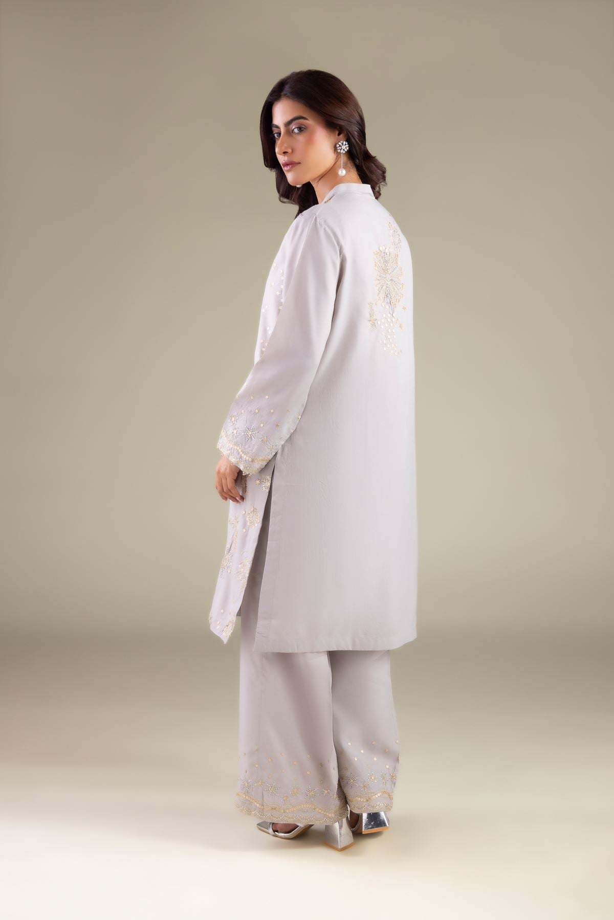 Band Collar Kurta