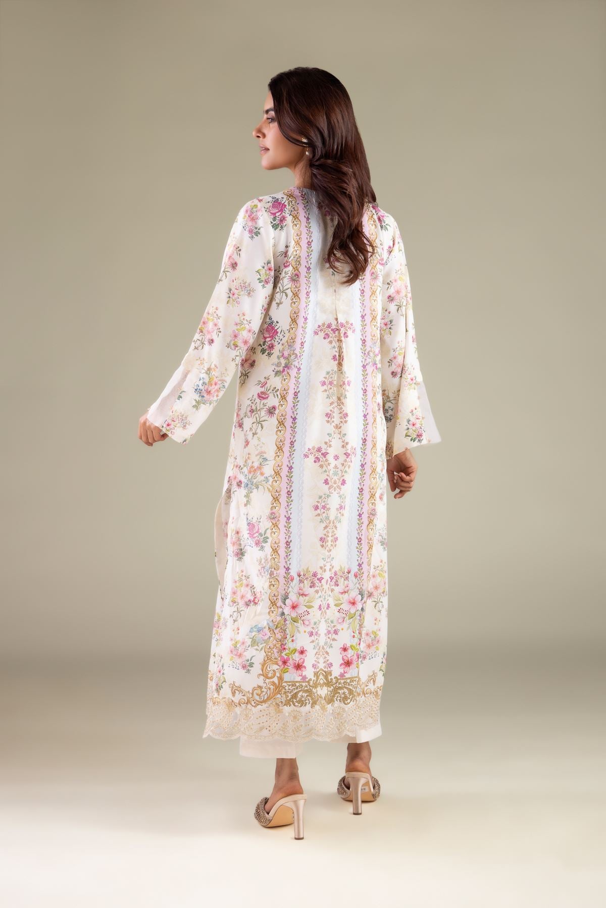 Floral Zari Kurta