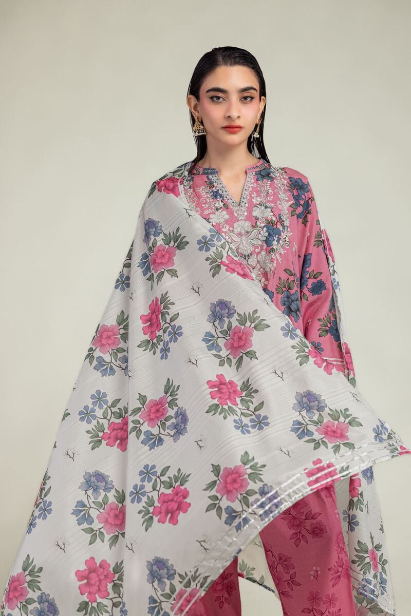Floral Pink Shalwar