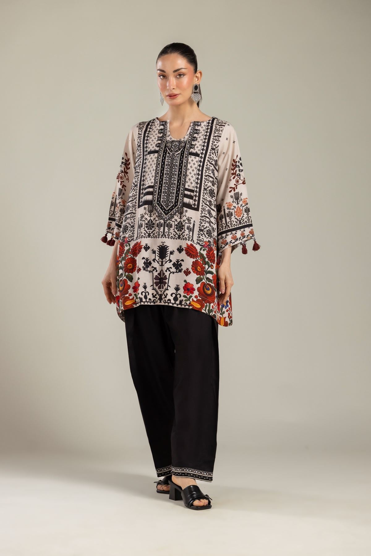 Solid Black Shalwar