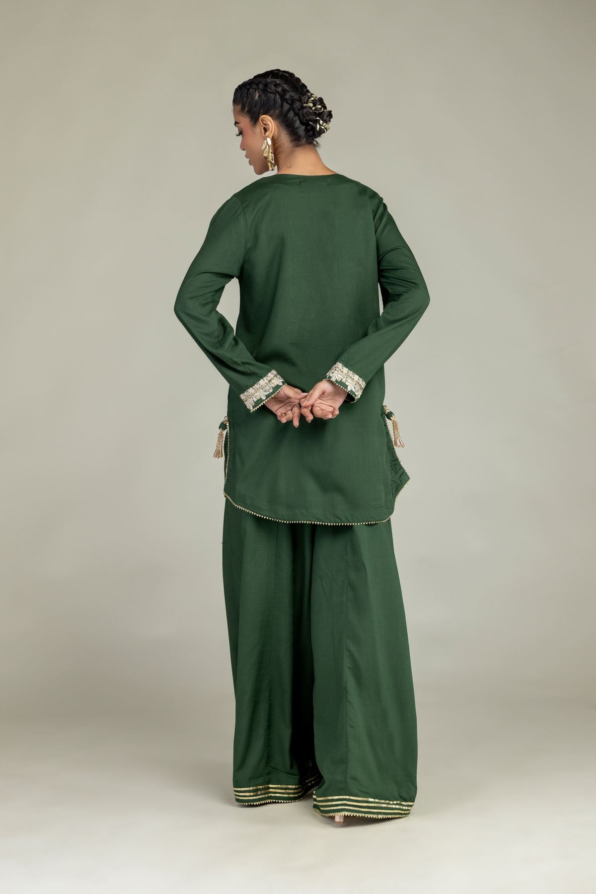 Floral Green Kurta