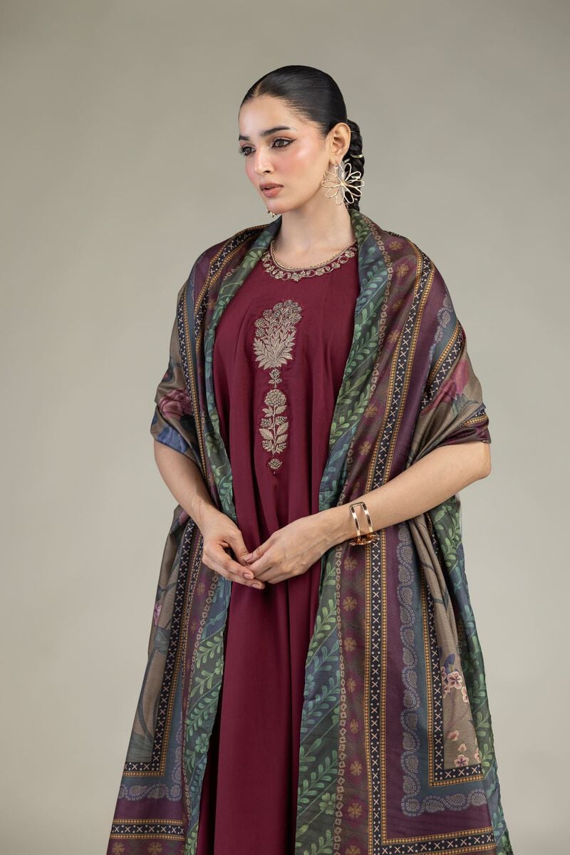 Silk Floral Dupatta