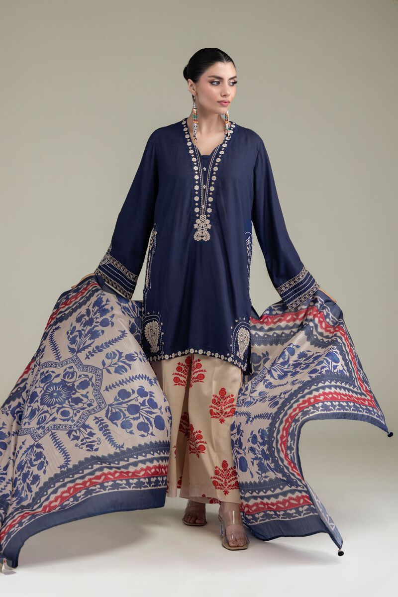 Beige Silk Pants