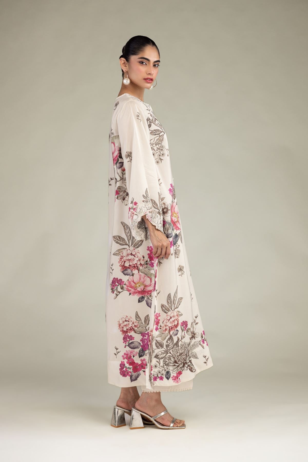 Floral Long Kurta