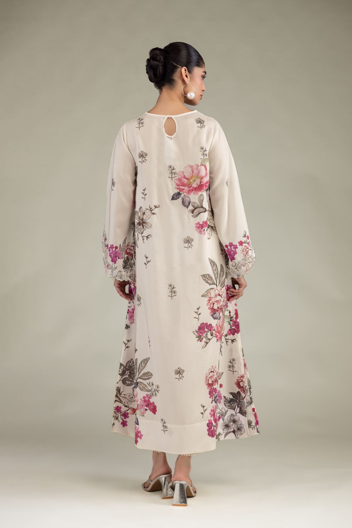 Floral Long Kurta