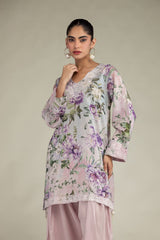 Floral Chiffon Dupatta