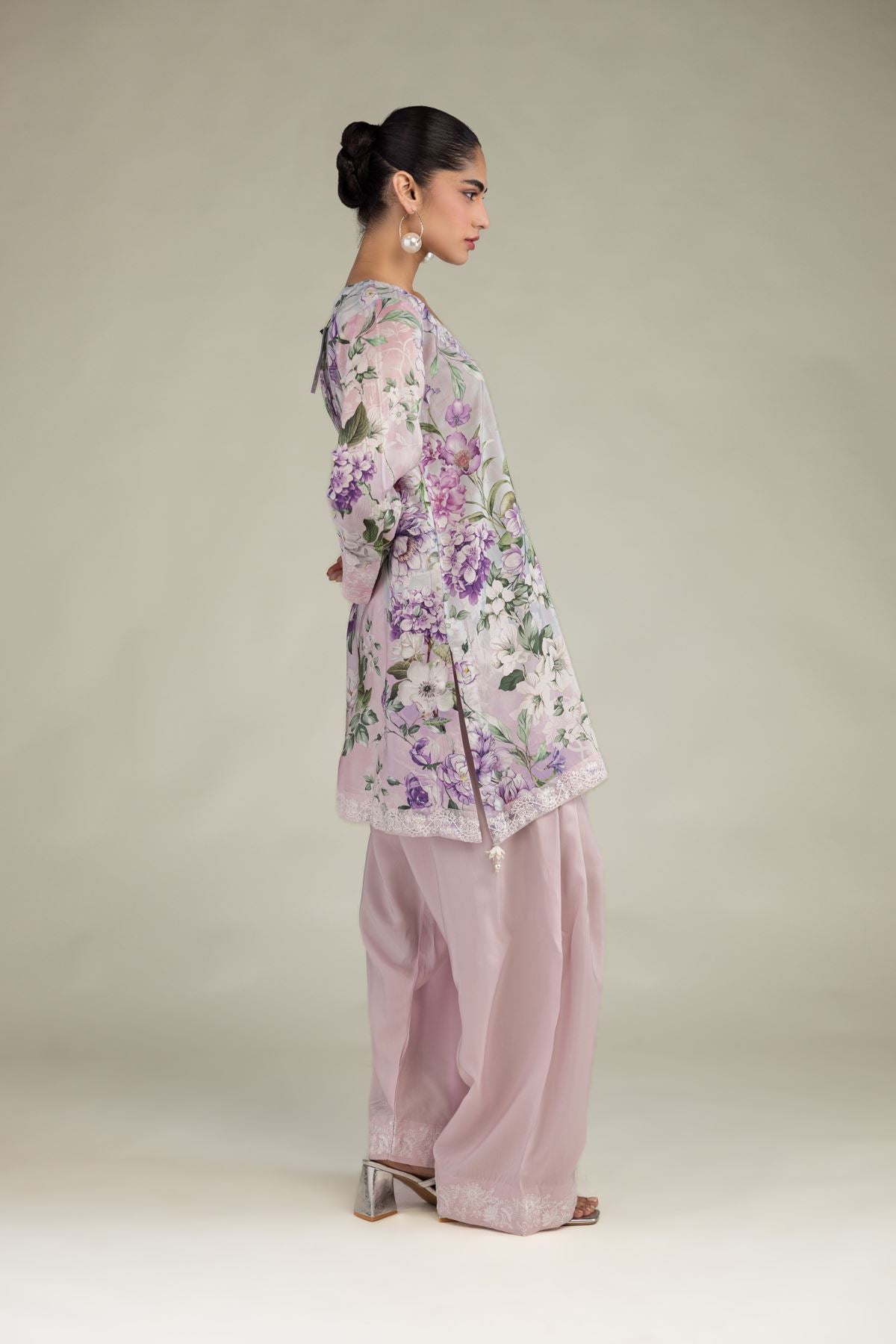 Floral Viscose Kurta