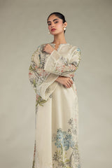 Floral Chiffon Dupatta