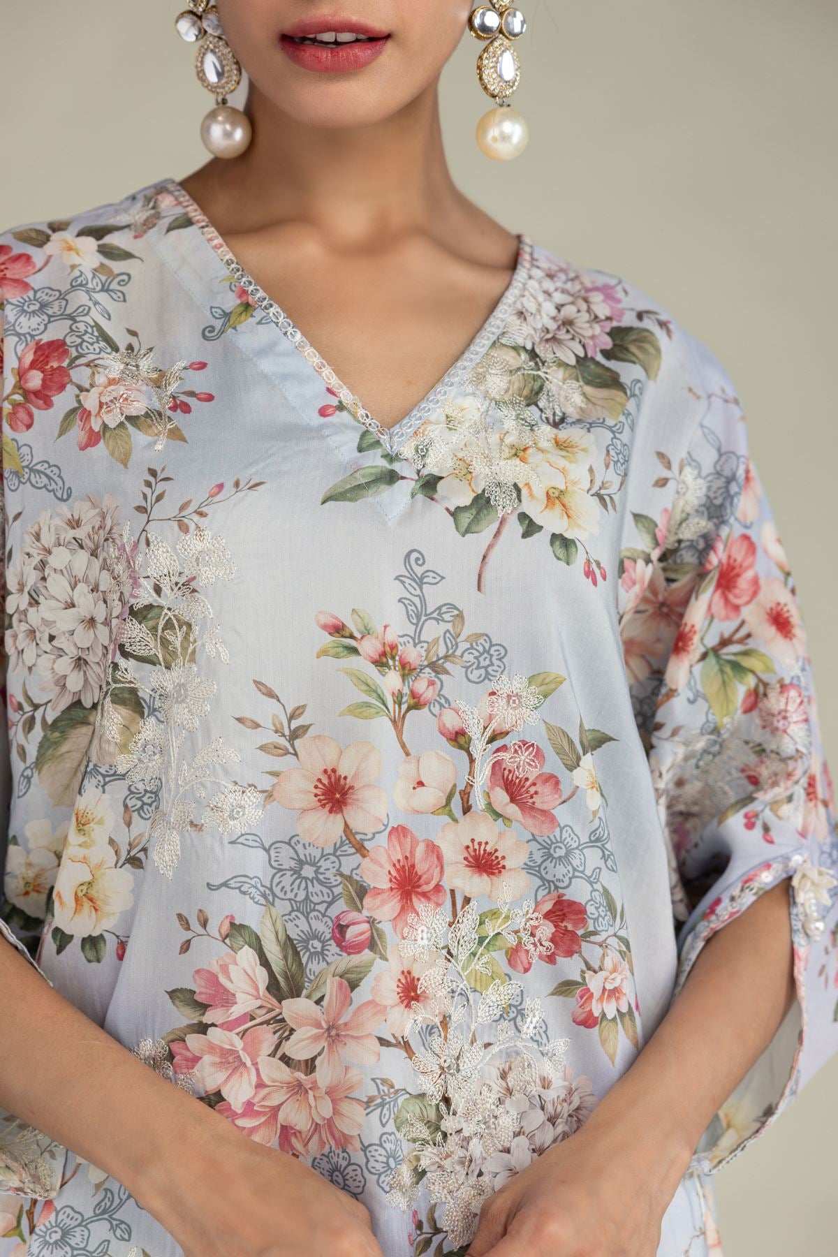 Long Embroidered Kurta