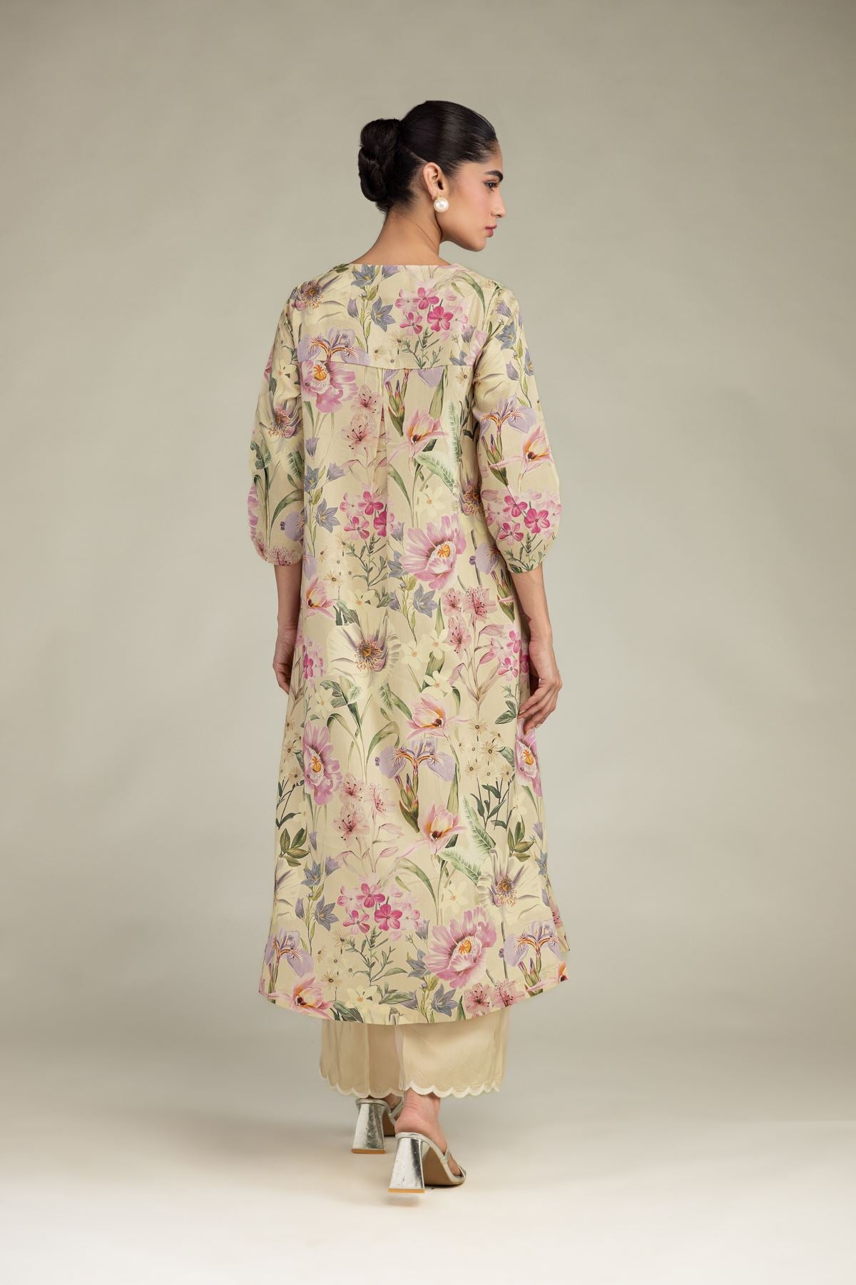 Floral Longline Kurta
