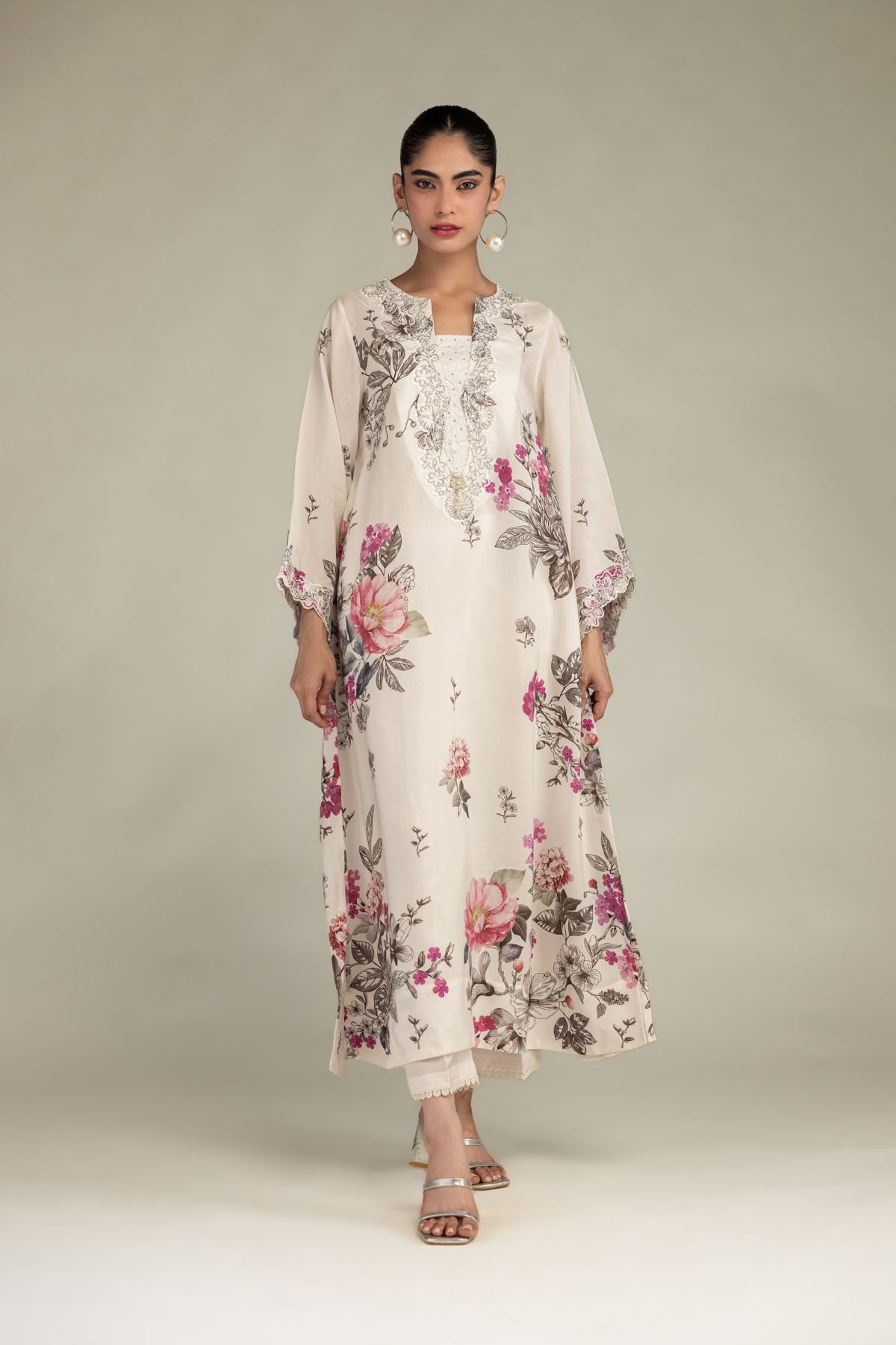 Pink Chiffon Dupatta