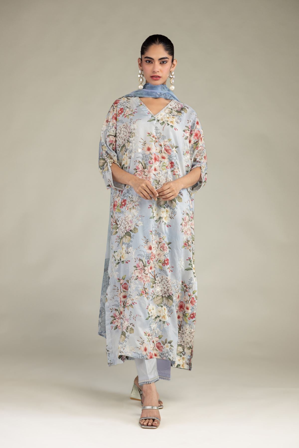 Long Embroidered Kurta