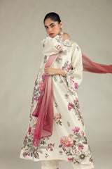 Pink Chiffon Dupatta