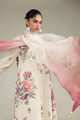 Pink Chiffon Dupatta