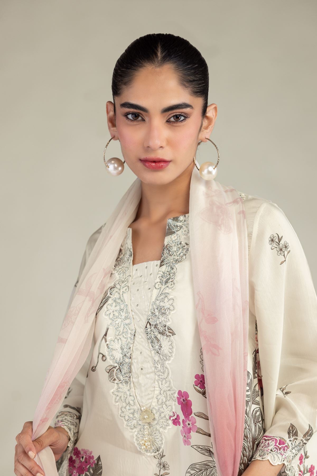 Floral Long Kurta