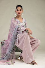 Pink Viscose Shalwar
