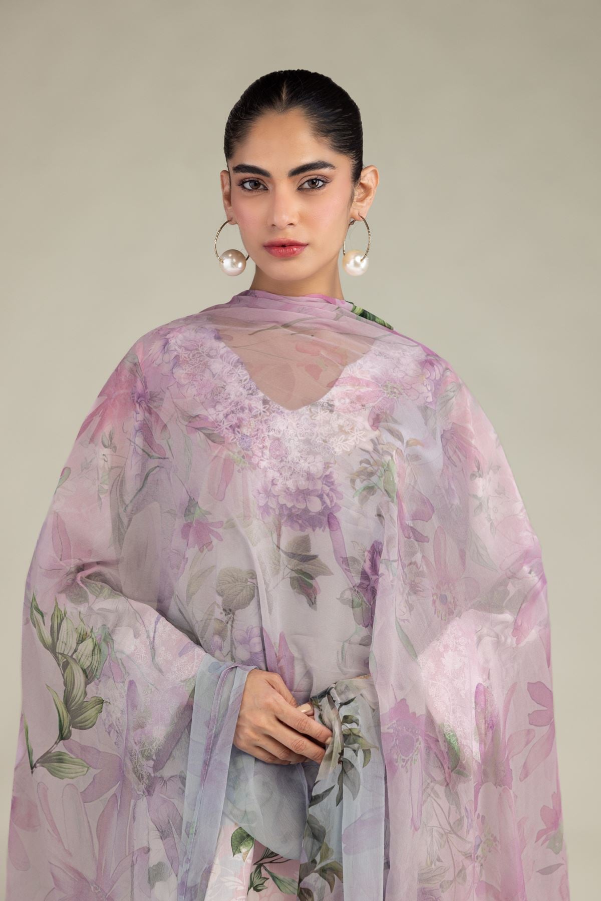 Floral Viscose Kurta
