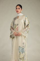 Floral Chiffon Dupatta