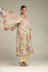 Floral Longline Kurta