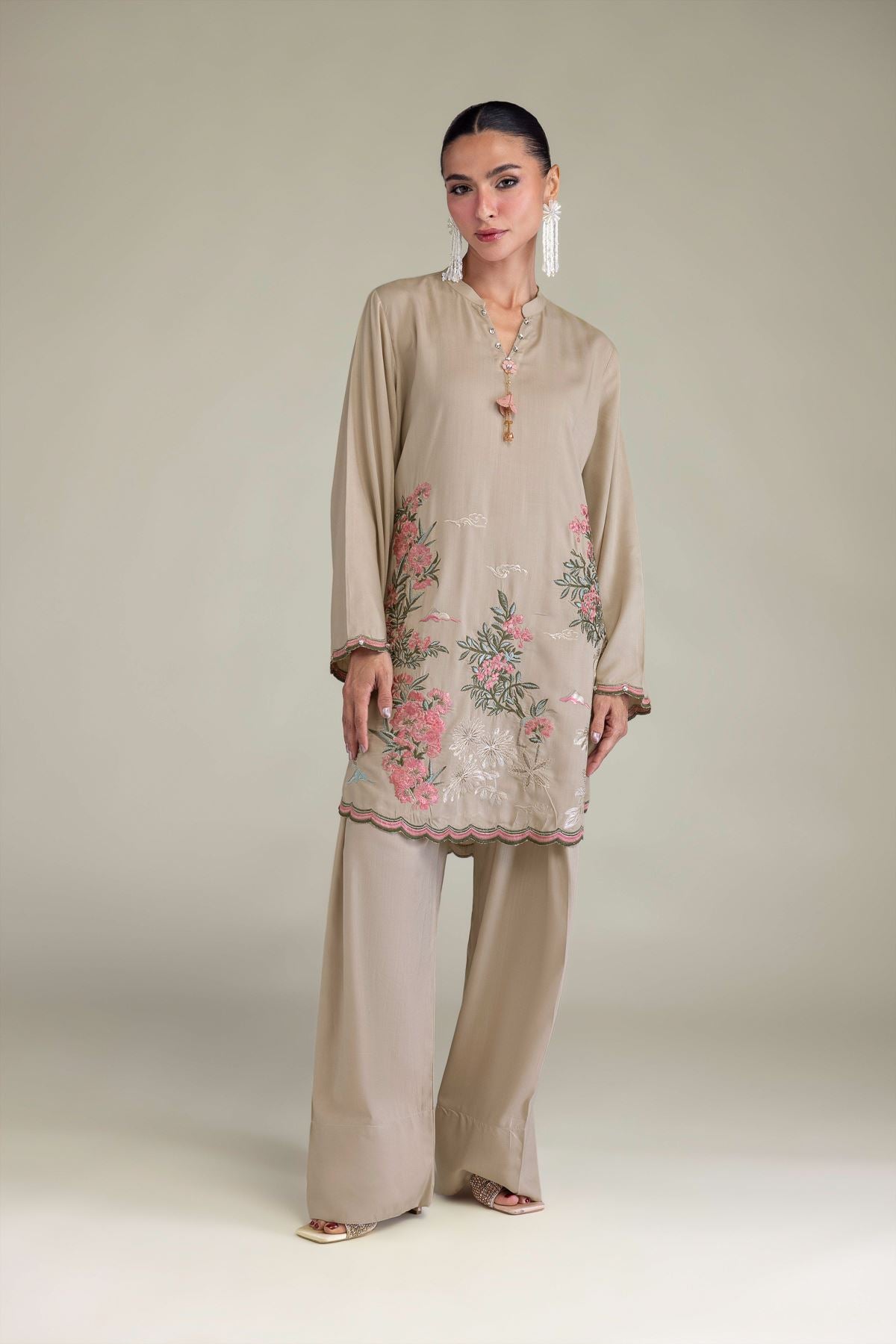 Band Collar Kurta