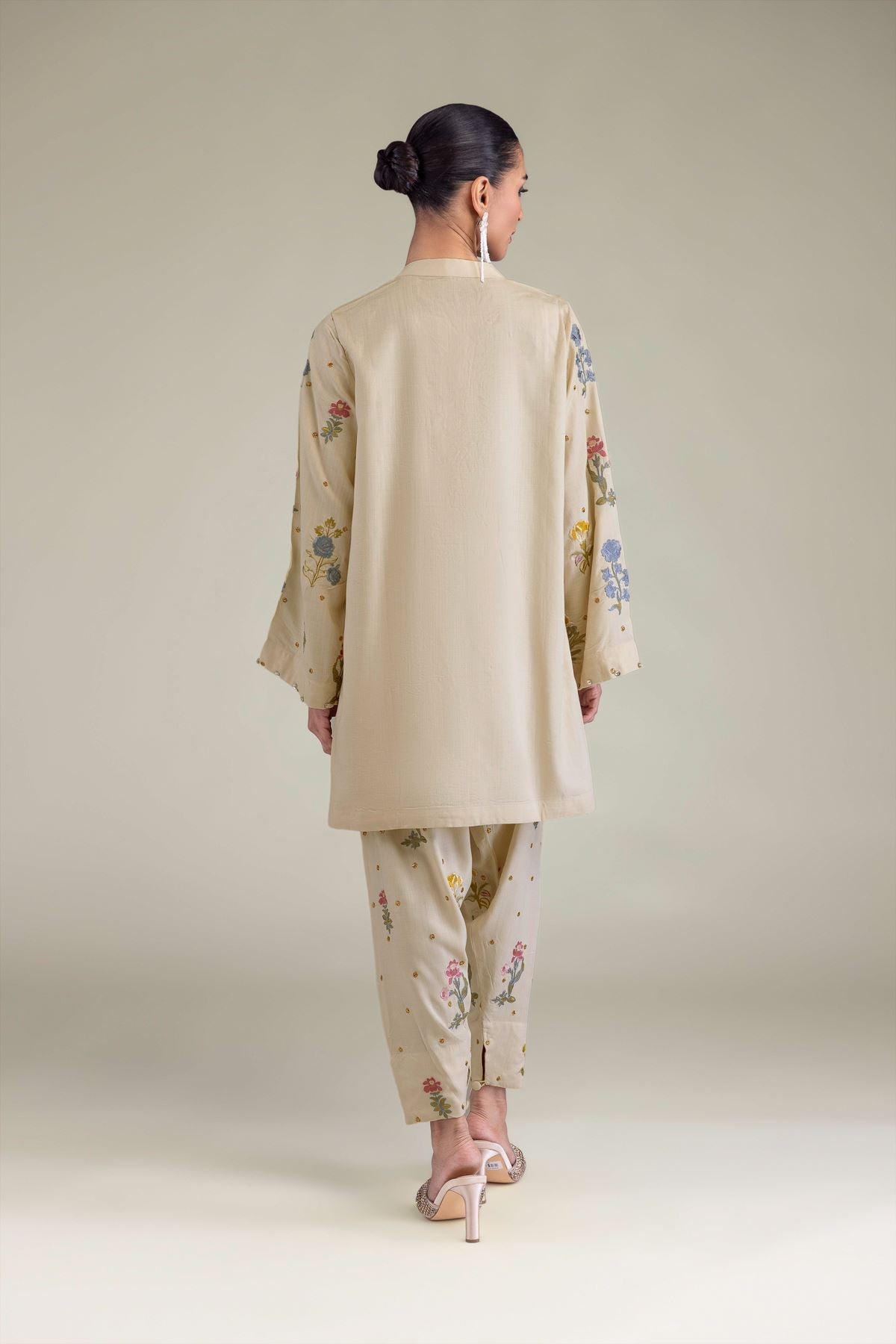 Short Silk Kurta