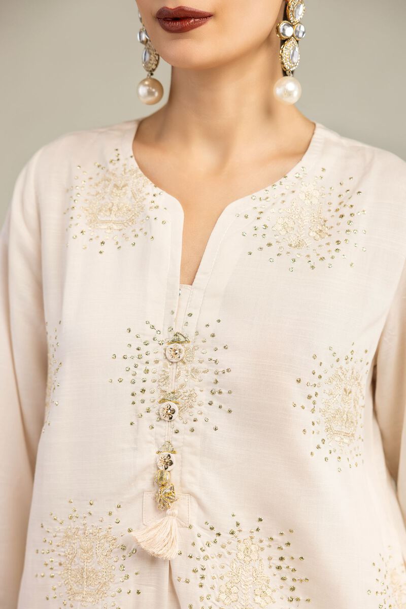Short Silk Kurta