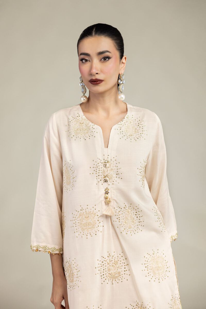 Short Silk Kurta