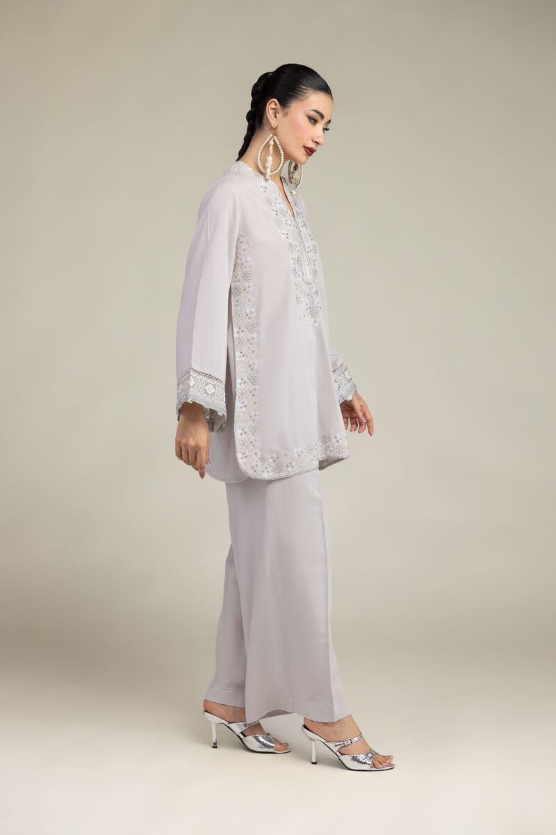 Raw Silk Pants