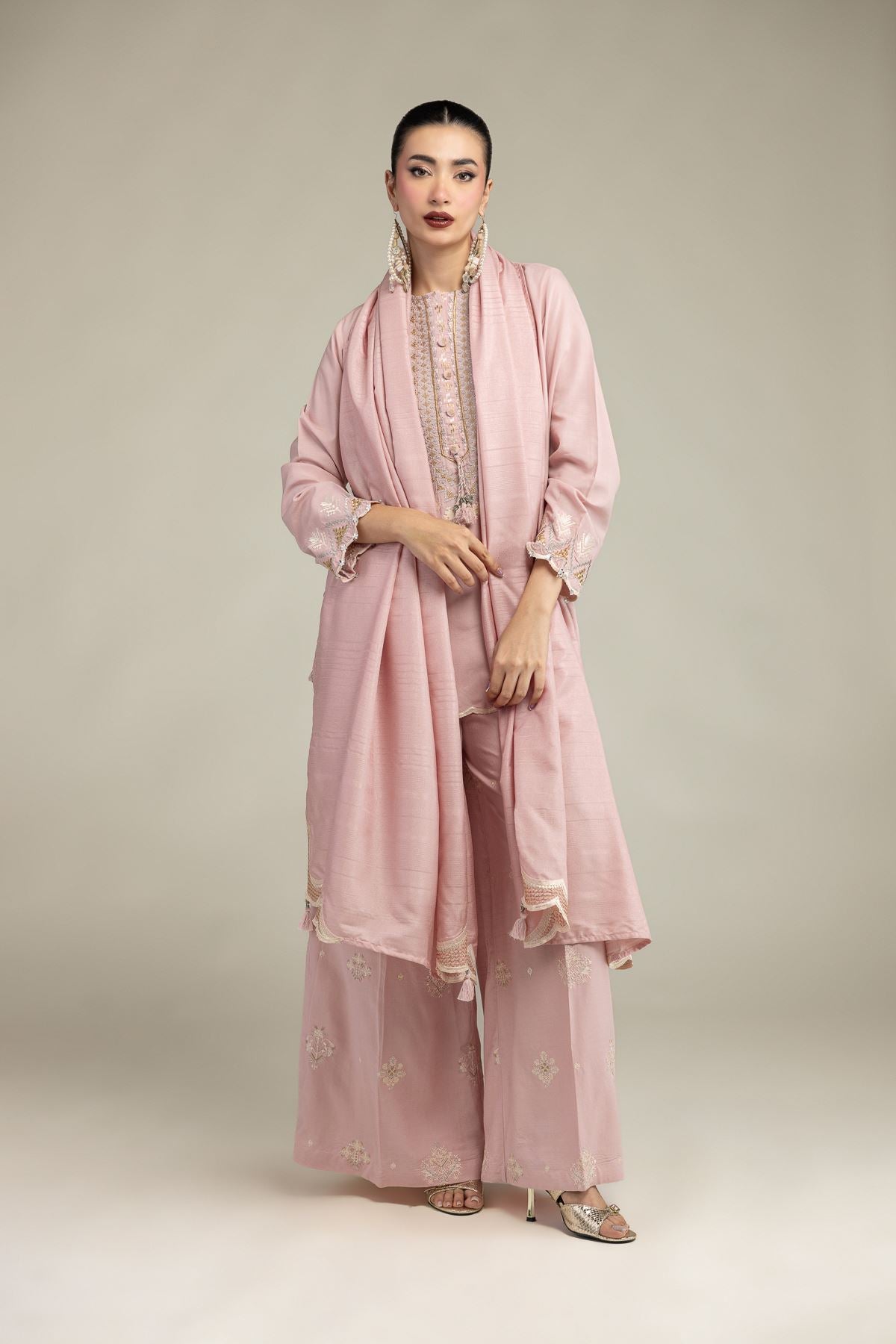 Light Pink Dupatta