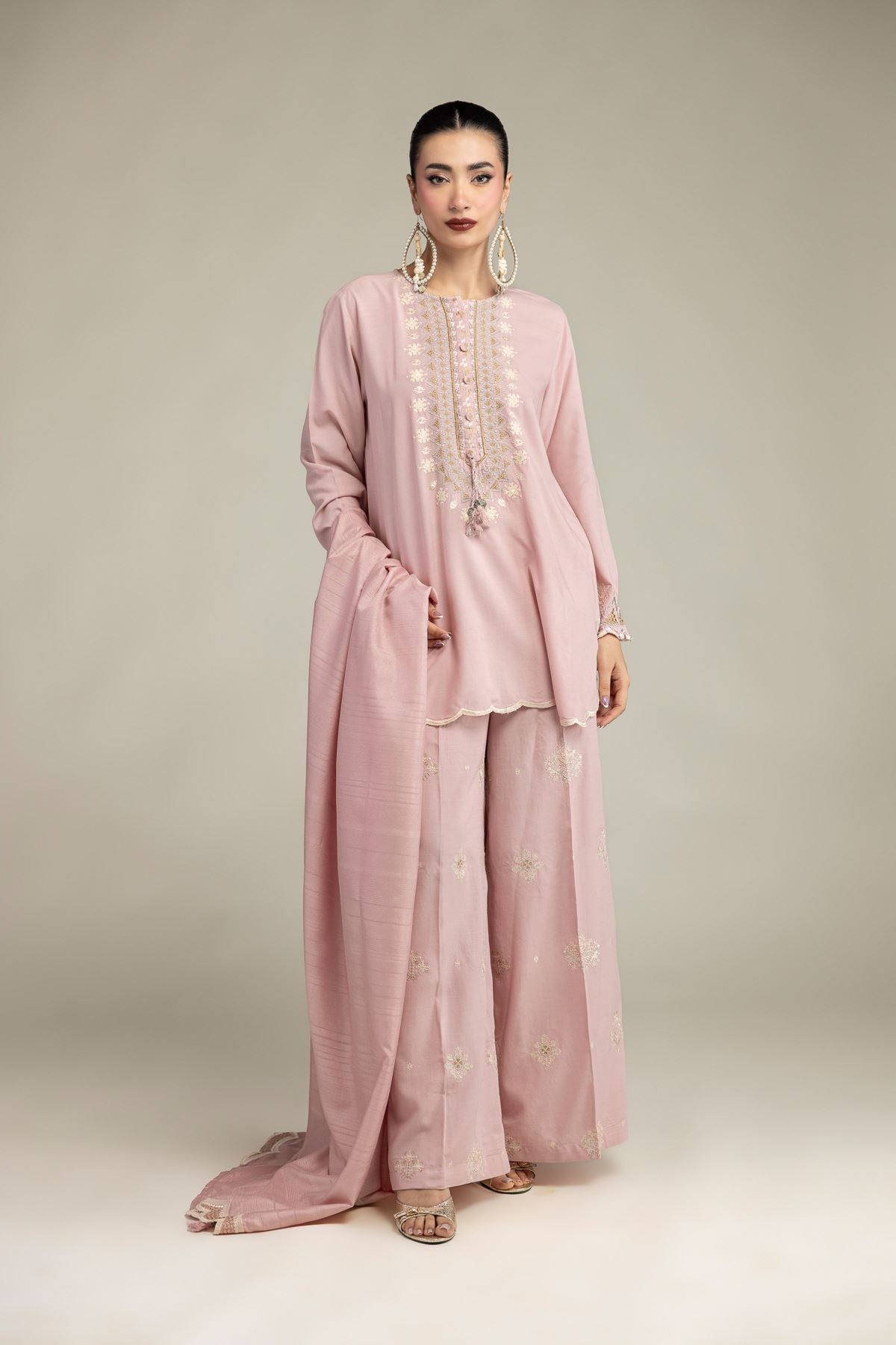 Light Pink Dupatta