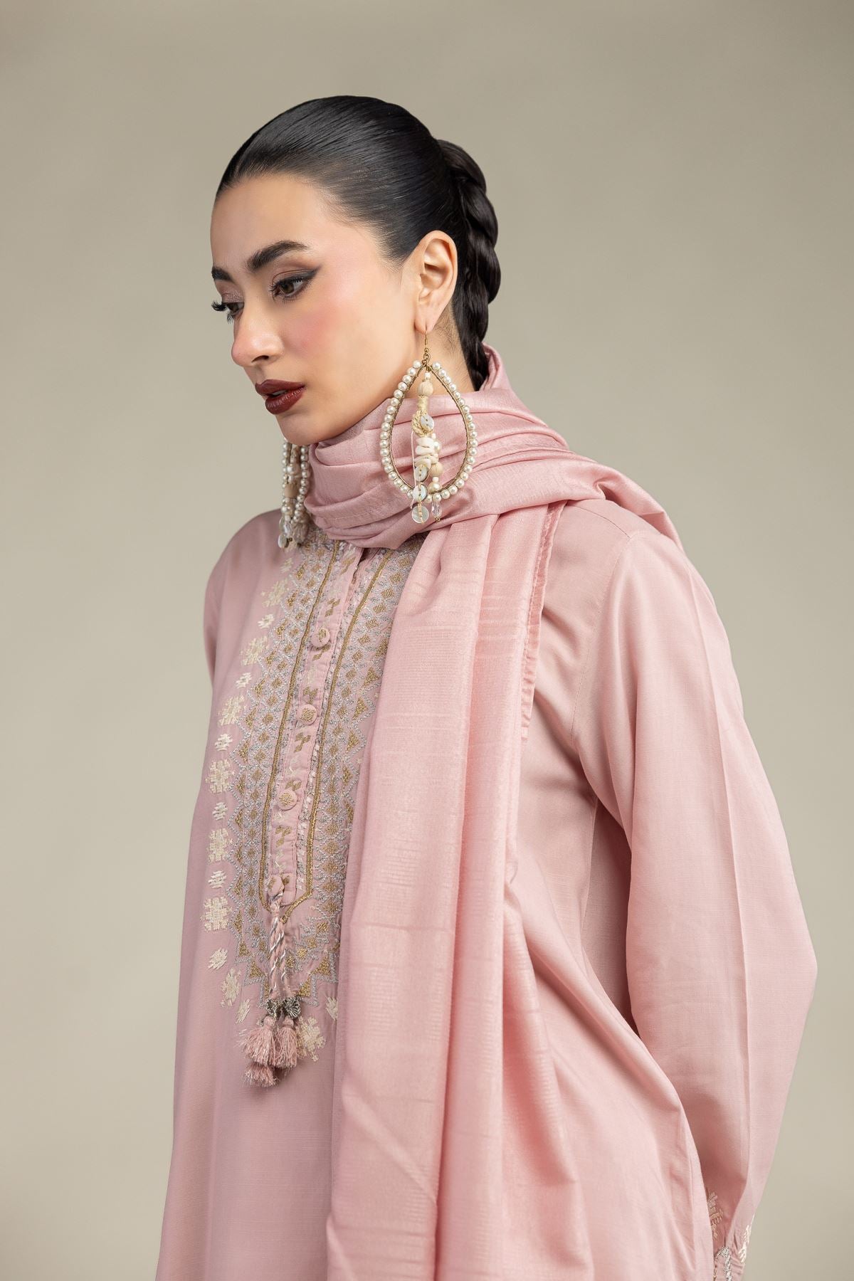 Light Pink Dupatta