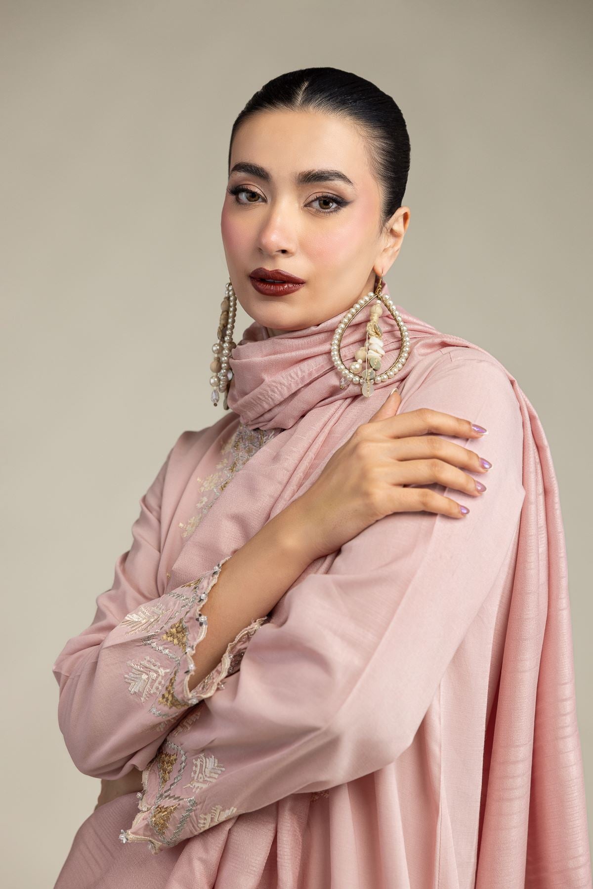 Light Pink Dupatta