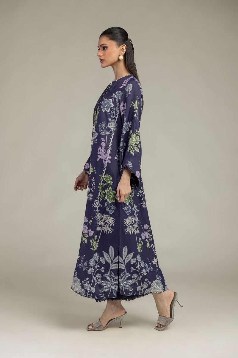 Navy Longline Kurta