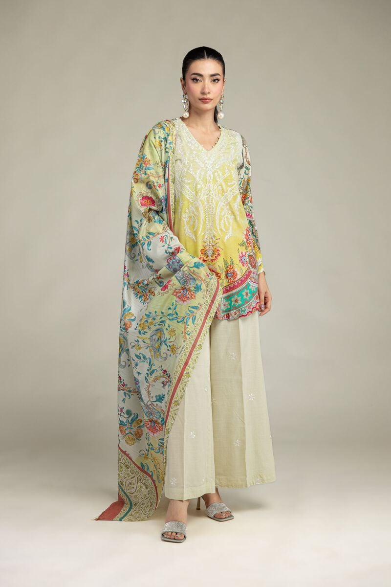 Short Floral Kurta