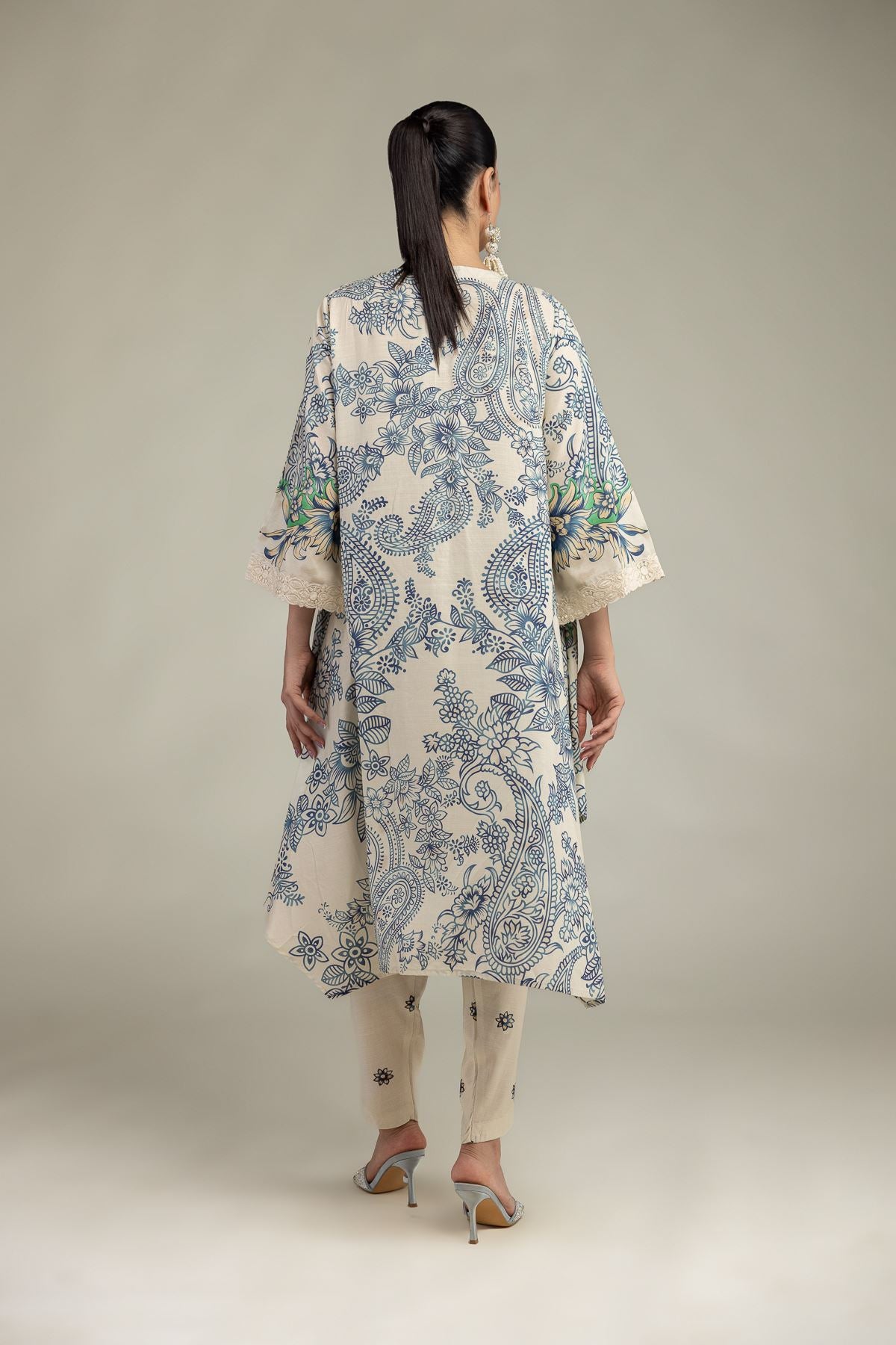 Floral Round-Neck Kurta