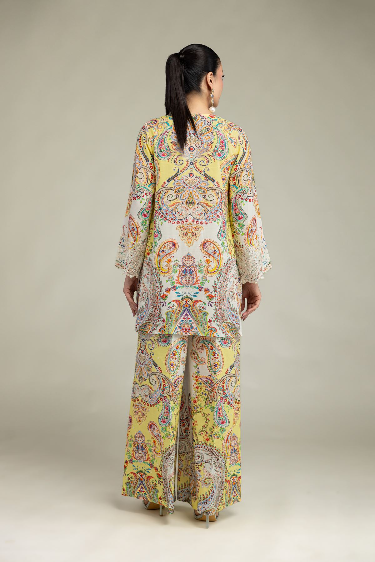 Short Silk Kurta