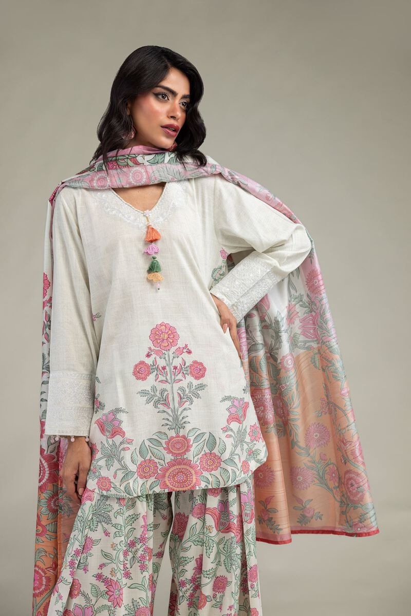 Short Silk Kurta
