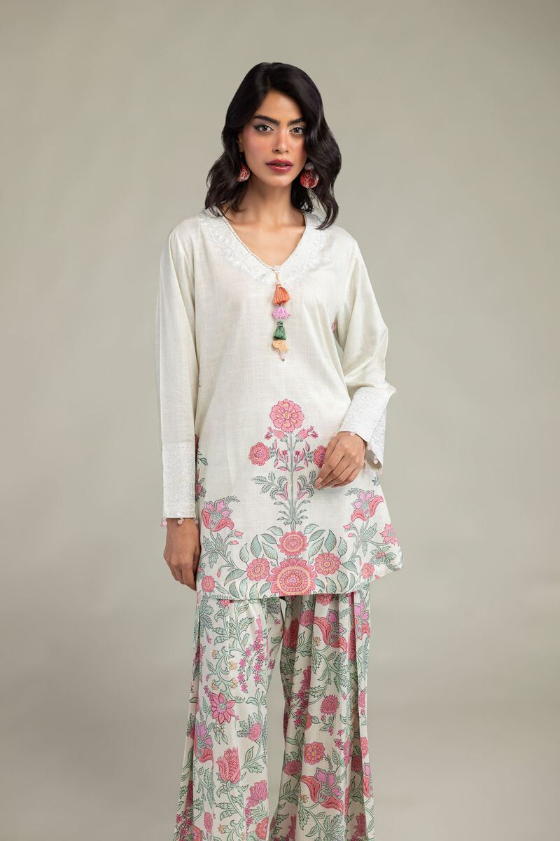 Short Silk Kurta