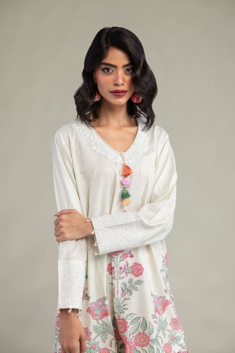 Short Silk Kurta