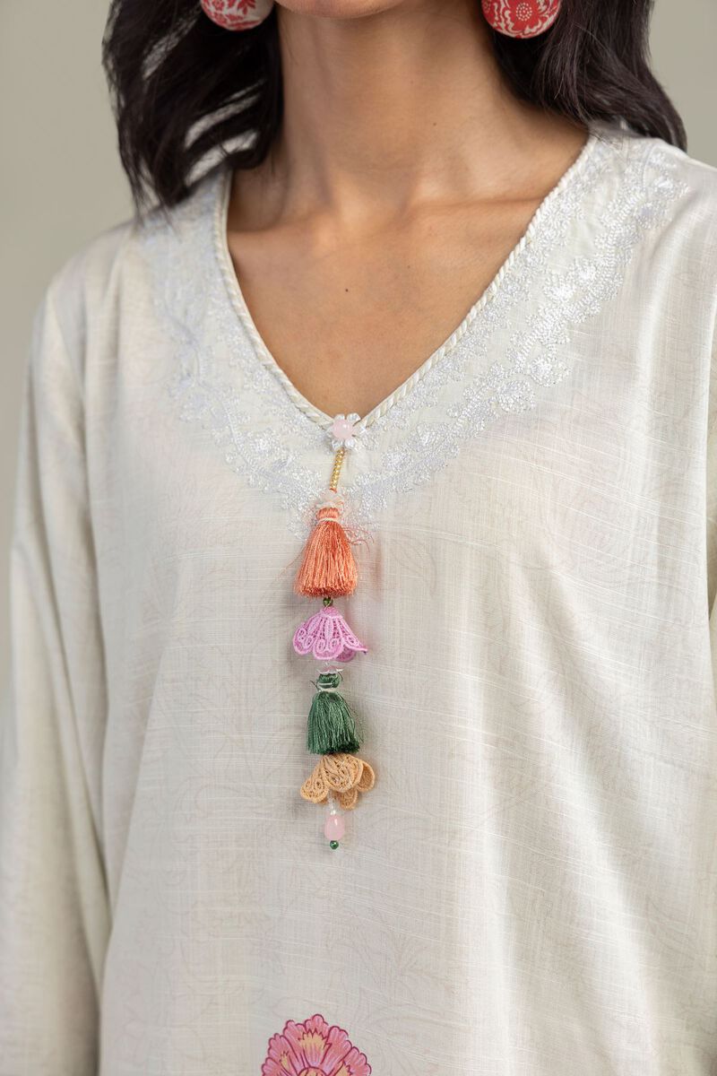 Short Silk Kurta