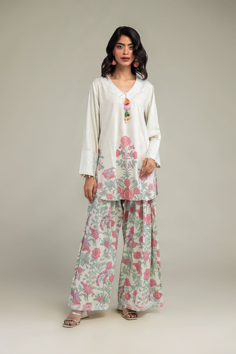 Short Silk Kurta