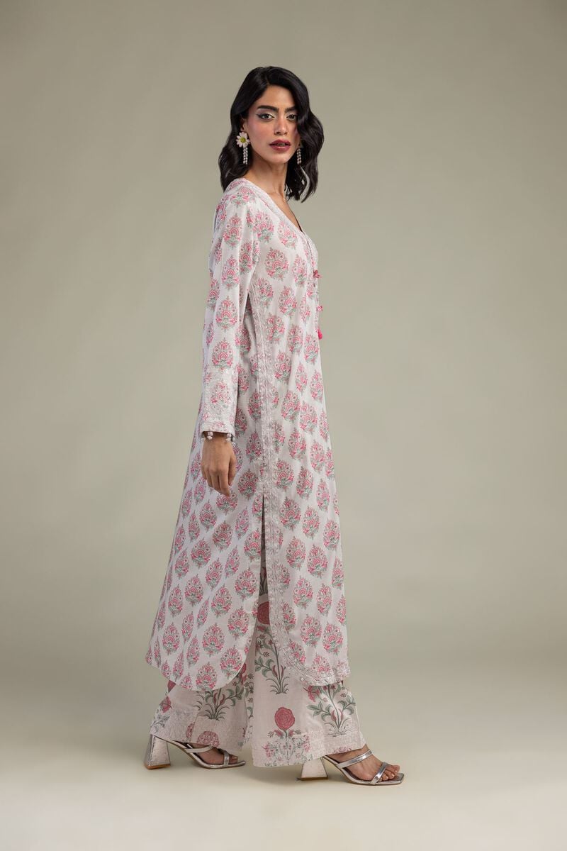 Silk Floral Pants
