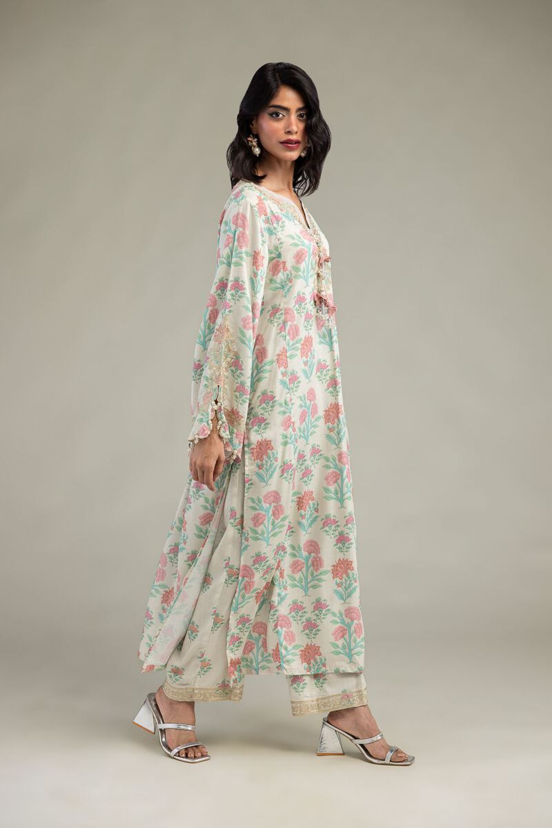 Floral Silk Pants